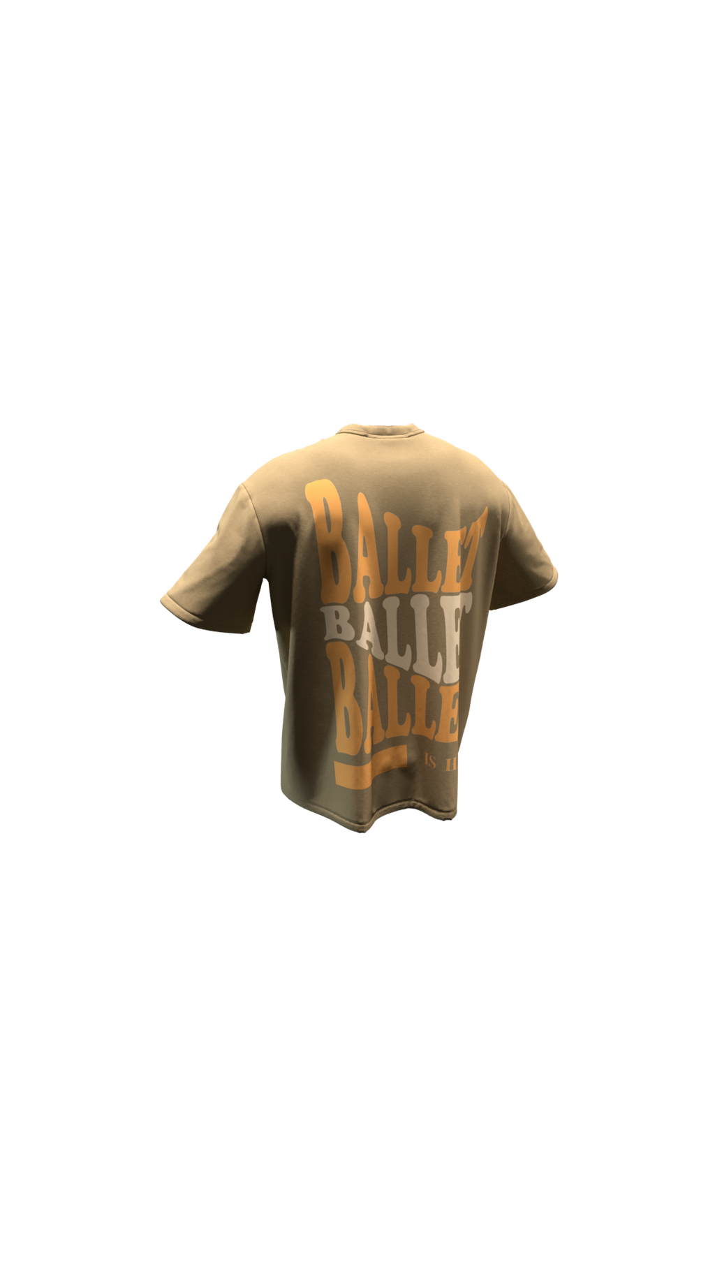 Ballet is Hard Oversized Tee (2023 Archive)