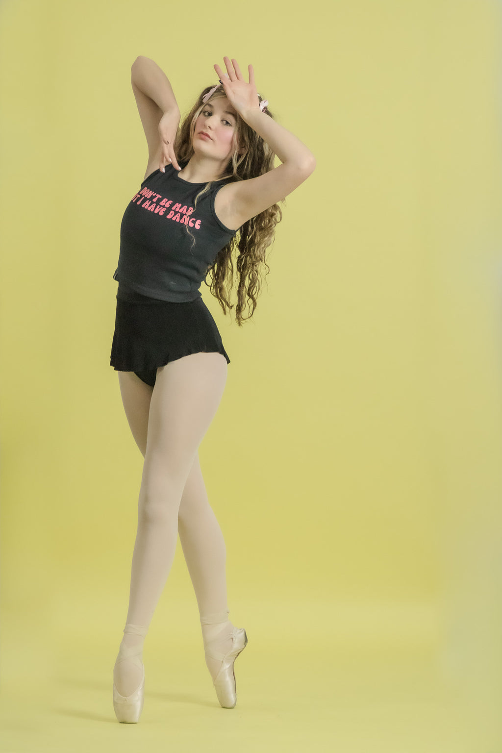 I have dance ribbed tee